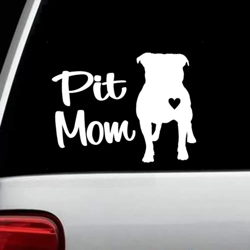 Vista 5 de Pit Bull - Calcomanía para ventana de coche de 6 pulgadas BG 101