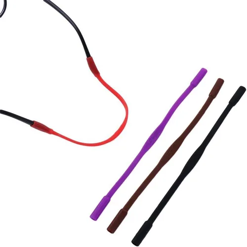Vista 4 de Correa de silicona para gafas de sol, cordón para el cuello para niños, gafas de sol, cadena de cuerda