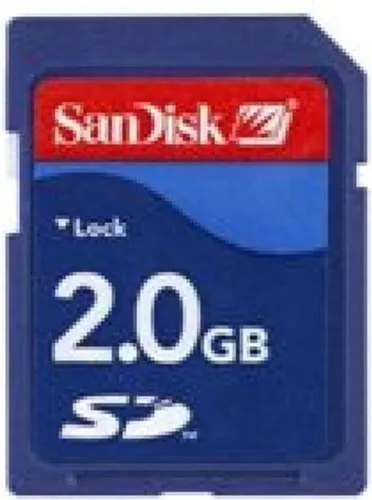 Vista 4 de SanDisk Tarjeta de memoria flash SD clase 4 de 2 GB, SDSDB-002G-B35 (la etiqueta puede cambiar)
