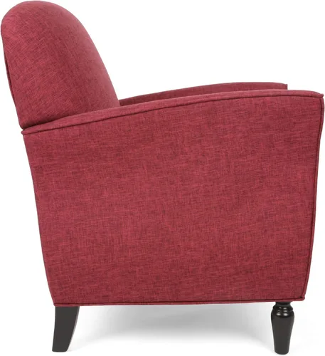 Vista 4 de Christopher Knight Home Crew - Sillón tradicional de tweed, arándano, gris