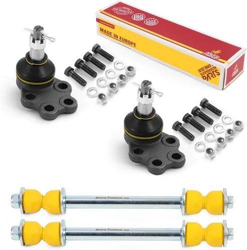 Vista 181 de Metrix Premium Chassis Parts - Juego de 4 piezas de articulación de rótula superior y barra estabilizadora delantera para Ford Ranger RWD 1998-2011