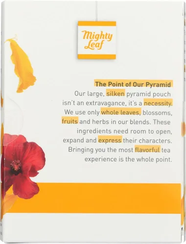 Vista 3 de Mighty Leaf Té orgánico de néctar africano, mezcla de hierbas Rooibos con notas afrutadas, 1.32 onzas (paquete de 1)