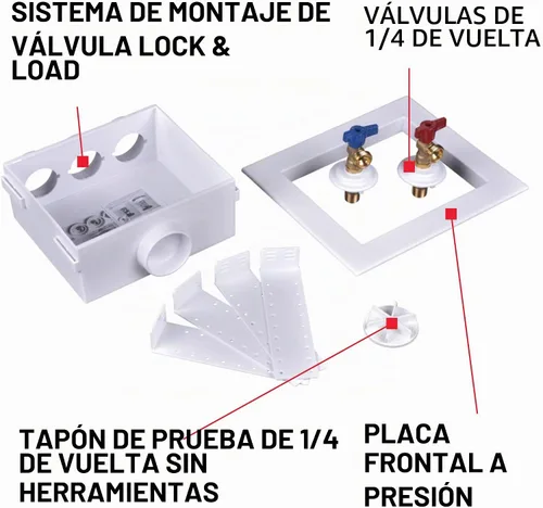 Vista 4 de Oatey Caja de salida para lavadora de poliestireno - 1 unidad