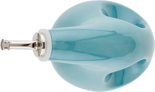 Vista 8 de Rachael Ray 48467 Botella dispensadora de aceite y vinagre de cerámica EVOO con boquilla, 24 onzas - Azul agave