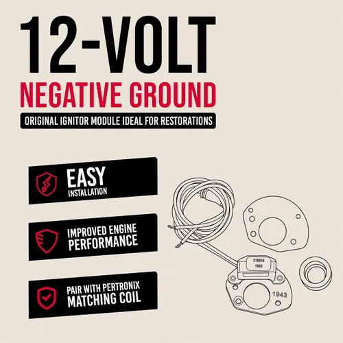 Vista 3 de PerTronix Kit de conversión de encendido electrónico de encendido 1943, compatible con Mitsubishi 4 cilindros