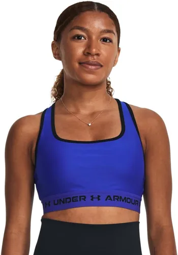Vista 3 de Under Armour - Sujetador deportivo de medio impacto, con espalda cruzada, para mujer
