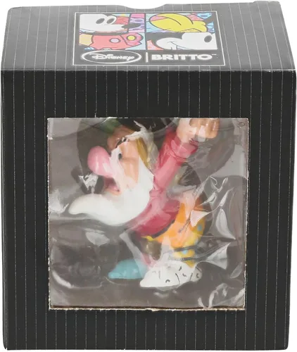 Vista 5 de Enesco Disney by Romero Britto Snow White and The Seven Dwarfs Grumpy - Figura en miniatura, 4.7 pulgadas, multicolor