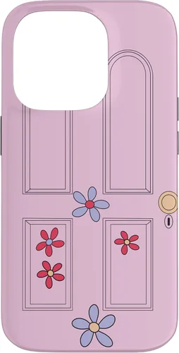 Vista 17 de Disney and Pixar's Monsters, Inc. Boo Door - Carcasa para iPhone 17, color lila