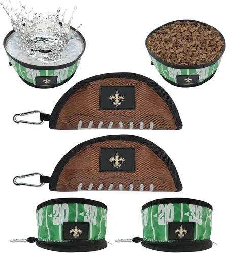 Vista 37 de Pets First NFL - Tazón plegable para mascotas