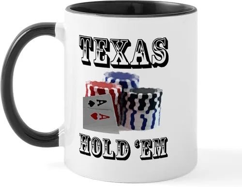 Vista 19 de CafePress – Taza Amarillo Texas – El único Taza de café, taza de café, S, Blanco