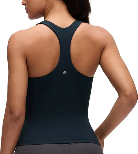 Vista 10 de CRZ YOGA Camisetas sin mangas con espalda cruzada Butterluxe Negro