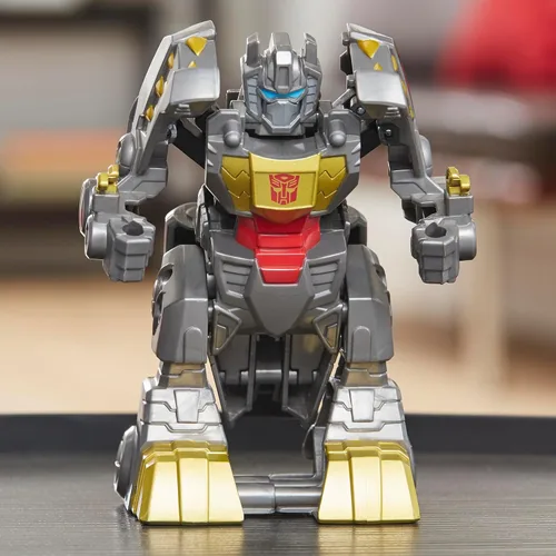 Vista 5 de Transformers Classic Heroes Team Grimlock - Juguete de conversión de 4.5 pulgadas, figura de acción para niños a partir de 3 años