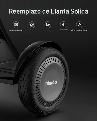 Vista 2 de stio Neumático cómodo para GoKart Pro eléctrico y Gokart Kit de neumáticos traseros, compatible con Ninebot de Segway S-MAX Auto Balance Scooter