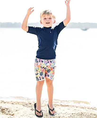 Vista 4 de Traje de baño de manga larga para niños Rashguard (SealifeGris, 810, Numeric_8), SealifeGris