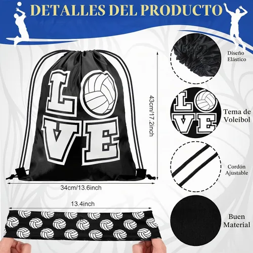 Vista 4 de Yinder 4 piezas de rodillera de voleibol y manga para brazo Accesorios de voleibol Incluye funda para el antebrazo, codera, guardamuñeca