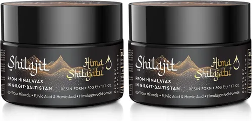 Vista 10 de Shilajit - Shilajit de resina pura del Himalaya, grado dorado, 100 % puro, con ácido fúlvico y complejo de minerales traza de 85 + para energía