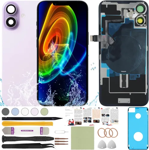 Vista 87 de Funda trasera de repuesto compatible con iPhone 8 de 4.7" + Herramientas profesionales (Gris espacial) Incluye herramientas profesionales, cinta