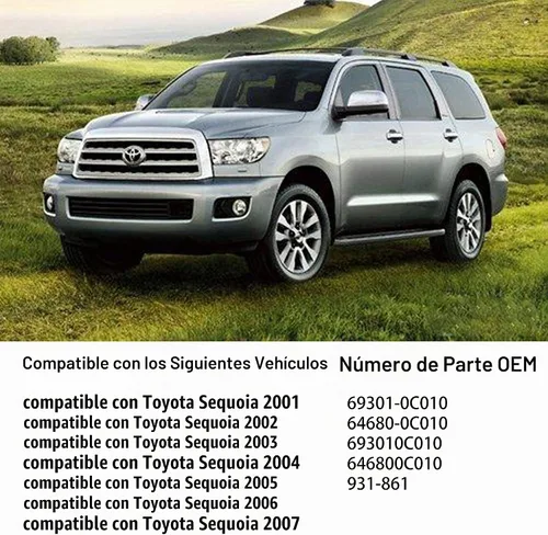 Vista 3 de FOKES Actuador de bloqueo de puerta elevadora, puerta trasera para maletero y portón trasero con actuador compatible con Toyota Sequoia 2001-2007