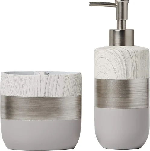 Vista 3 de SKL Home by Saturday Knight Ltd. - Dispensador de jabón Liselotte, color plateado