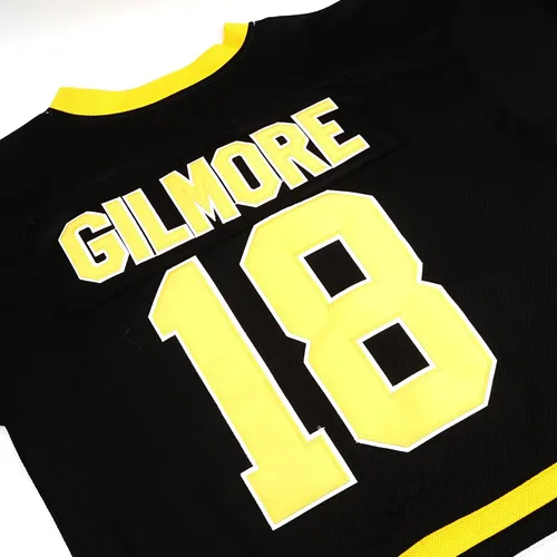 Vista 5 de Camiseta de hockey sobre hielo de película para hombres ropa de hip hop de los años 90, camisetas de práctica de hockey para hombres 18#
