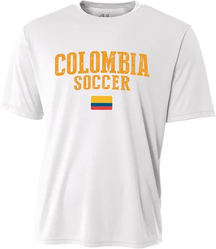 Vista 10 de Colombia Soccer Jersey Equipo Nacional Personalizado Añadir Cualquier Nombre Número Hombres Bandera Adulto Logo Futbol Personalizado