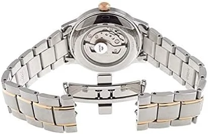 Vista 4 de Orient Bambino Reloj automático con esfera plateada RA-AC0004S, Oro Rosa, Mecánico