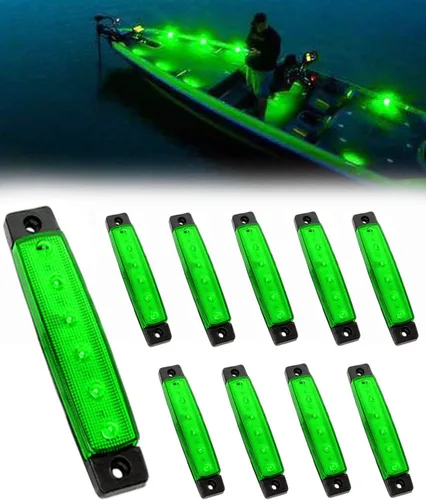 Vista 13 de Shangyuan Luces marinas para barco, luces interiores LED utilitarias para cubierta de cortesía, luz de cabina de popa de popa de 12 V, luces marinas