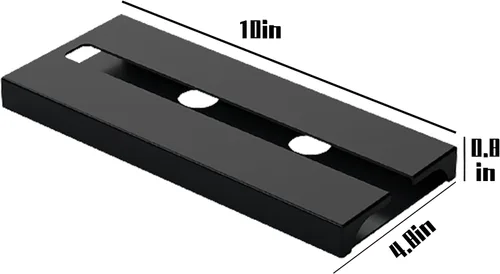 Vista 5 de Soporte para copas de vino, paquete de 2 soportes para copas de vino debajo del gabinete (negro) No-drilling Wine Glass Rack, Quick to Install