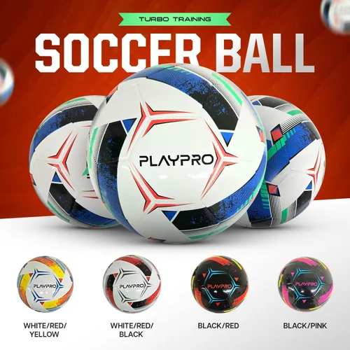 Vista 2 de Balón de fútbol Turbo Training – Tamaño 2, 3, 4, 5 – Individual, paquete de 6, para clubes, equipos, ligas, campamentos, escuelas, organizaciones