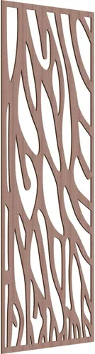 Vista 31 de 9 3/8"W x 24 3/8"H x 1/4"T Bristol Decorativos Paneles de Pared de Madera Calado, Cereza