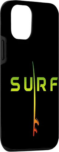 Vista 3 de Funda retro retro para iPhone 14 Surf Board Surfing Beach