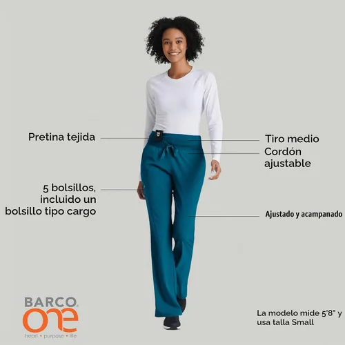 Vista 6 de Barco Uno Mujer 5206 Cargo Scrub Bahama