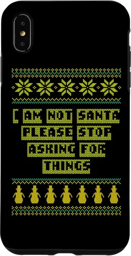 Vista 7 de iPhone 12 mini I Am Not Santa Stop Asking Things Christmas Parents Xmas Case