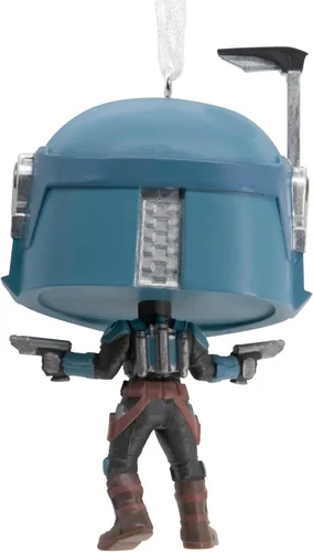 Vista 2 de Hallmark Star Wars Bo-Katan Funko Pop! Adorno navideño