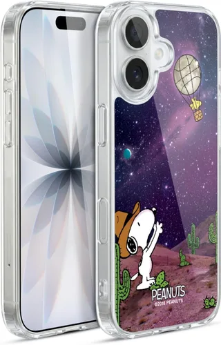 Vista 132 de Head Case Designs Funda de gel con licencia oficial de Peanuts Nebula Cactus Needles Snoopy Space Cowboy [protección de grado militar] compatible