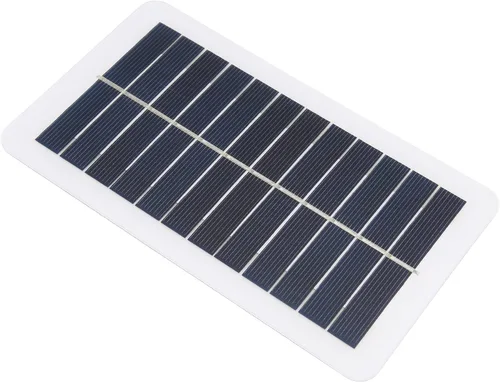 Vista 7 de Cryfokt mini panel solar de 5V 2W 400mA, cargador solar USB, resistente al calor, estilo moderno, eficiencia