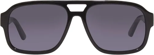 Vista 2 de Gucci GG 0925S 001 Negro Azul Plástico Aviador Gafas De Sol Gris Lente