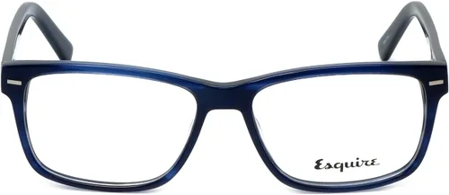 Vista 2 de Esquire Gafas de acetato de diseñador y estuche rígido EQ1513 en azul marino 2.126 in lente DEMO, marino