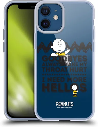 Vista 168 de Head Case Designs Funda de gel suave con licencia oficial de Peanuts Autumn Charlie Brown compatible con Apple iPhone 7 Plus/iPhone 8 Plus