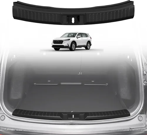 Vista 9 de BestEvMod 2026 2025 2024 Tesla Model 3 Actualización Protector de Parachoques Trasero y Cubierta del Umbral del Maletero Guardas de Parachoques