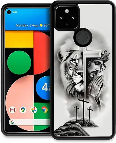 Vista 157 de Compatible con Google Pixel 4A 5G Mobile Case Creative Acrylic Back Panel Silicona Edge Case Slim Protección Especialmente para Google Pixel 4A 5G