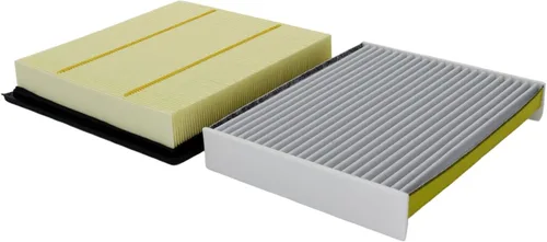 Vista 5 de Juego de filtro de aire de motor y filtro de aire de cabina compatible con modelos Ford Lincoln 2015-2025 F-150 2.7L 3.0L 3.3L 3.5L 5.0L, 18-24