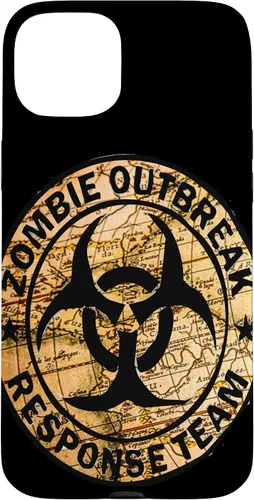 Vista 9 de iPhone 16 Funny Halloween Apocalypse Outbreak Zombie Response Team Case