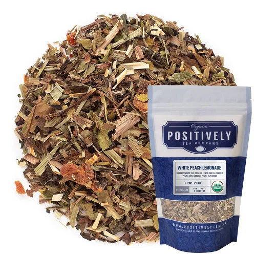 Vista 62 de Bolsas de hojas sueltas para té. Orgánicas por USDA. Positively Tea LLC.