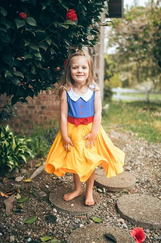Vista 3 de Little Adventures Vestido de princesa blanca como la nieve