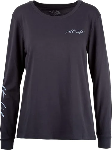 Vista 2 de Salt Life Camiseta de manga larga Oasis Palm para mujer