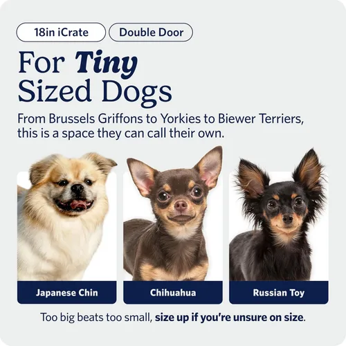 Vista 2 de MidWest Homes for Pets - Canil para perros iCrate de una y dos puertas mejoradas, incluye bandeja a prueba de fugas, patas protectores de suelos