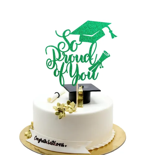 Vista 30 de Arthsdite 1 pieza Adorno para Tarta de Felicitación - Adorno de Tarta de Graduación - 2025 Suministros de Decoración para Fiesta de Graduación