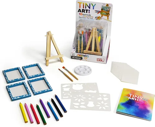 Vista 4 de SmartLab Toys Tiny Art! - 10 actividades enormemente artísticas. Gran ciencia. Herramientas pequeñas, Multi