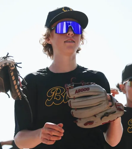 Vista 9 de maivnz Gafas de sol de béisbol para hombres y mujeres, protección UV400, gafas deportivas al aire libre para ciclismo, correr, golf, softbol